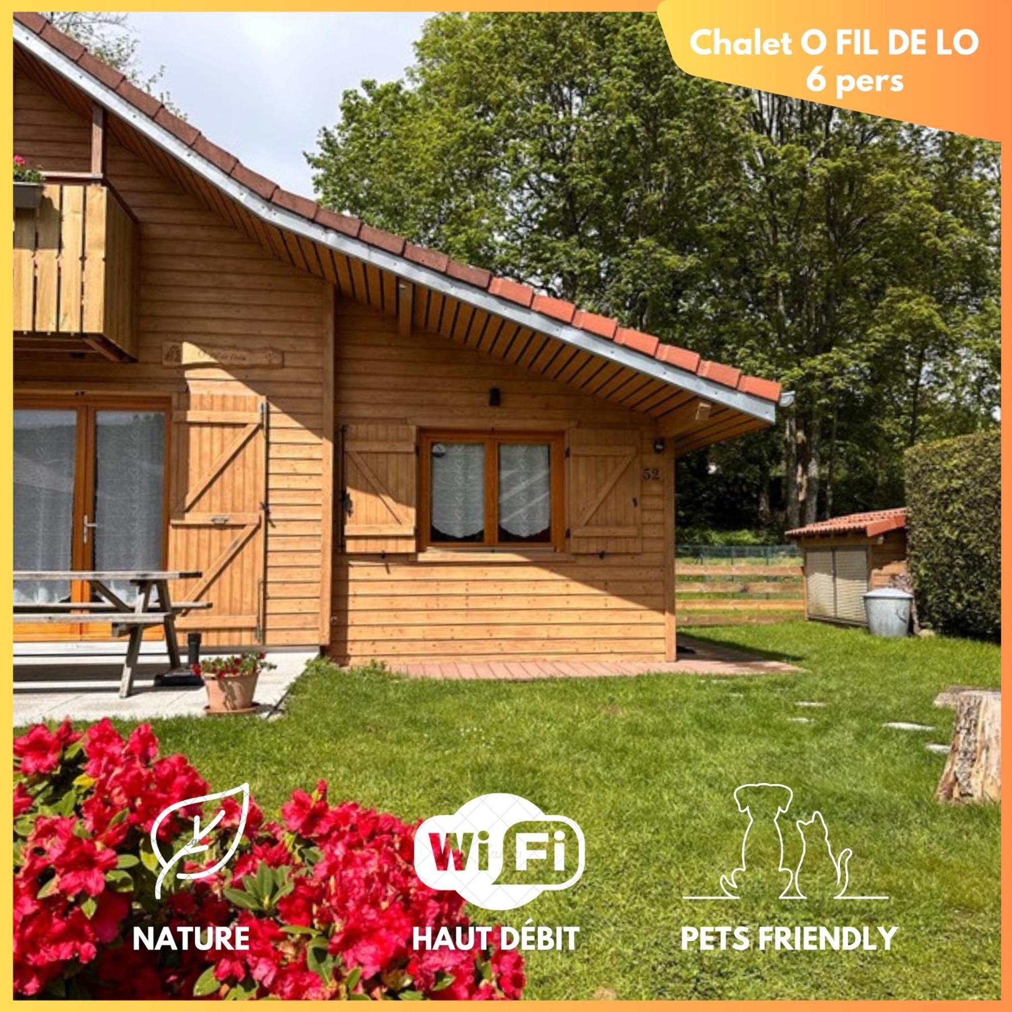 Chalet O Fil De Lo - Wifi, Bbq, Parking Xonrupt-Longemer Dış mekan fotoğraf